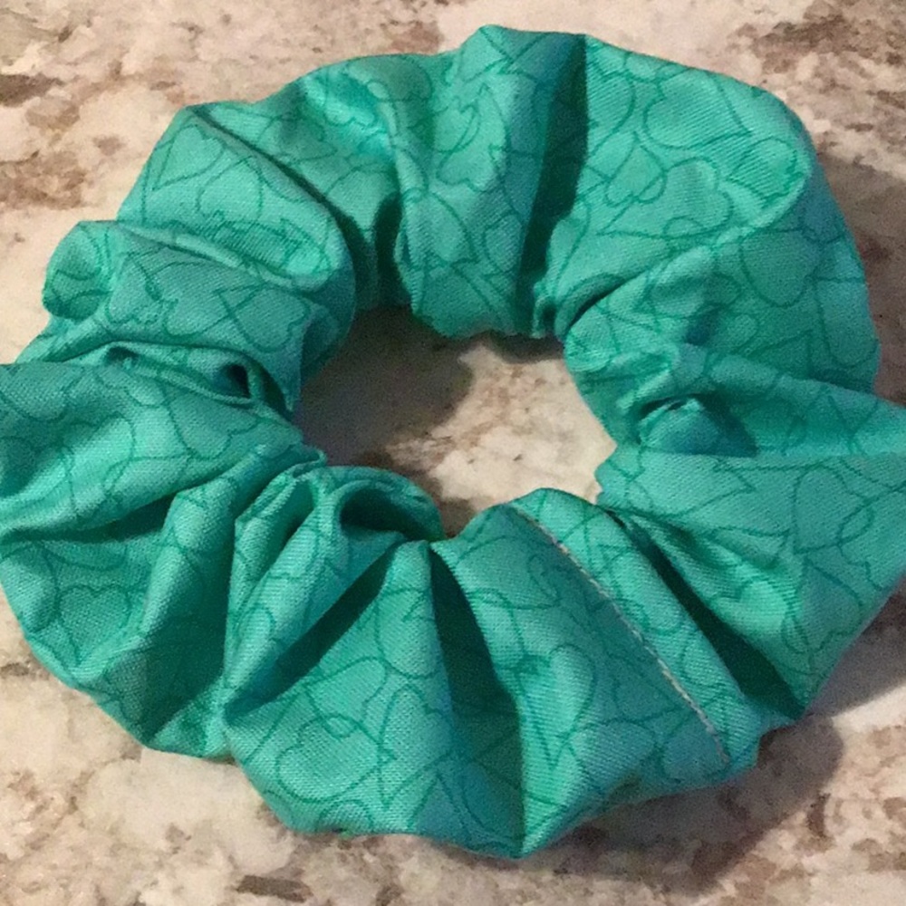 Hearts Heart Hair Scrunchie Valentine Love elastic